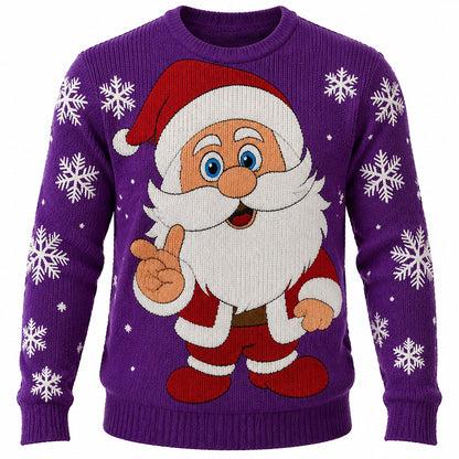 Santa Thumbs-Up Christmas Sweater
