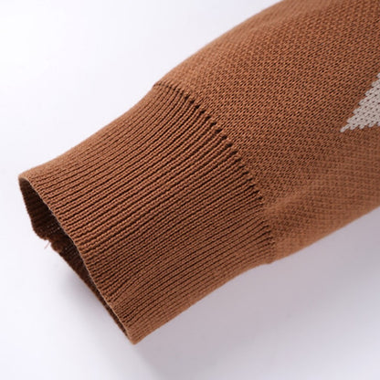 Peak Diamond V-Neck Cardigan