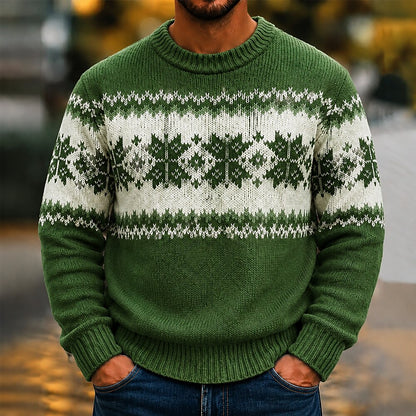Snowflake Fair Isle Sweater