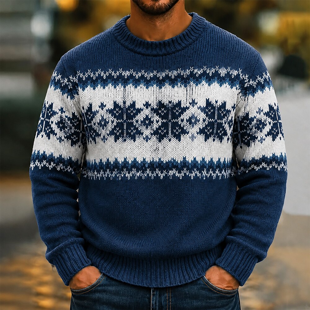 Snowflake Fair Isle Sweater