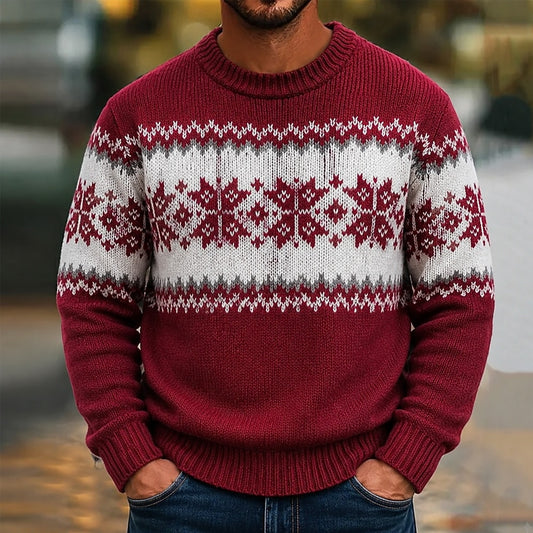 Snowflake Fair Isle Sweater