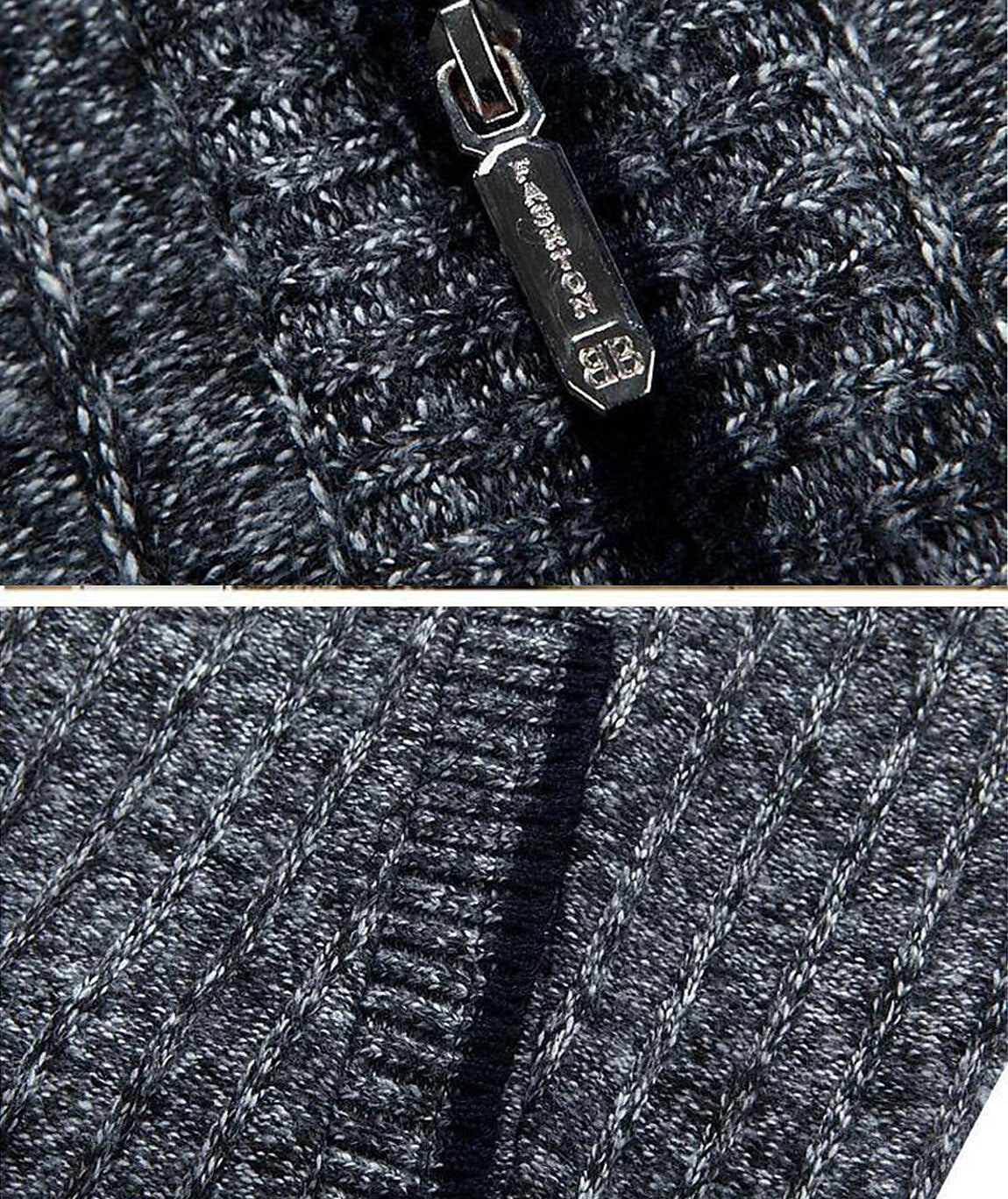 Contrast Zip Cardigan Vest