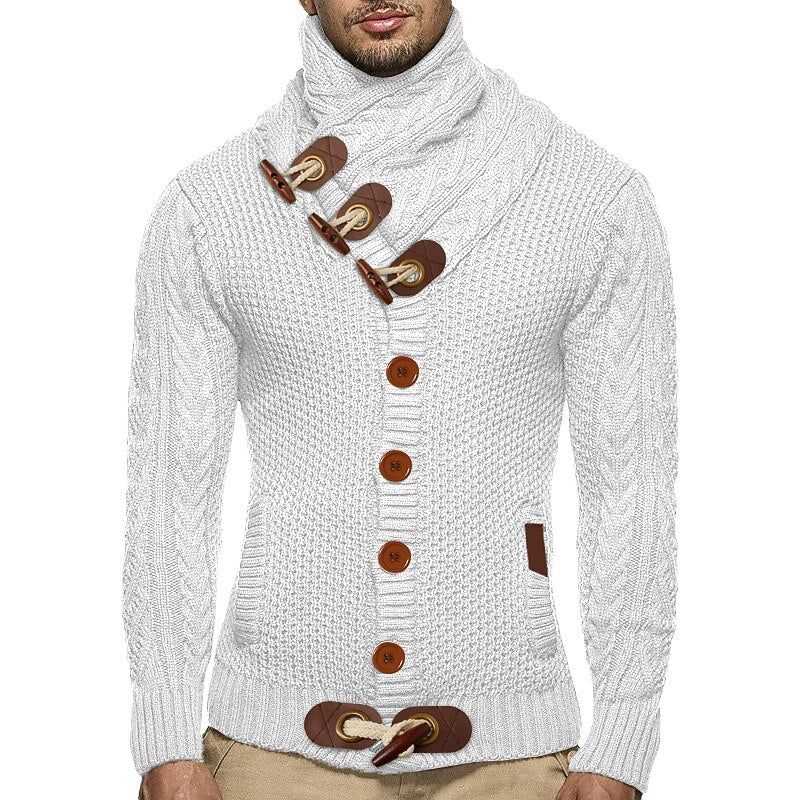 Toggle Trim Button Cardigan
