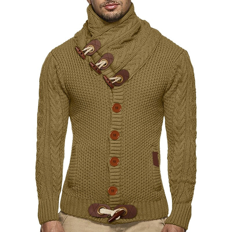 Toggle Trim Button Cardigan