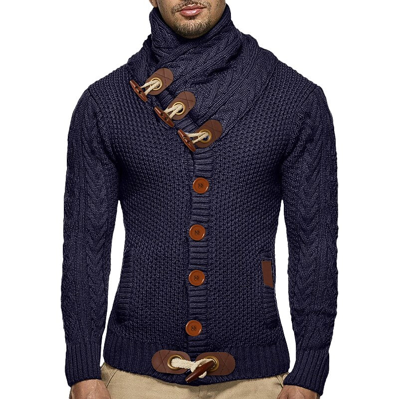 Toggle Trim Button Cardigan