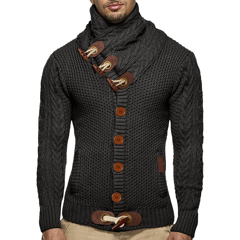 Toggle Trim Button Cardigan