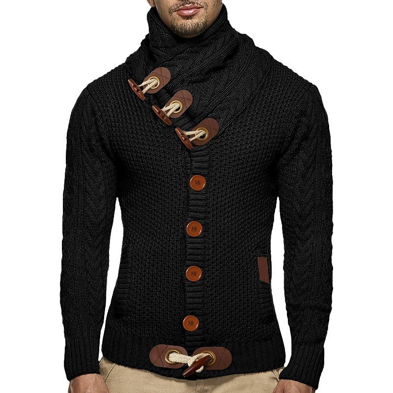 Toggle Trim Button Cardigan