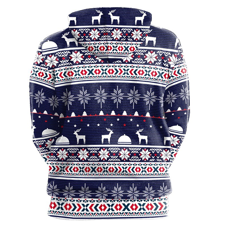 Golden Reindeer Tree Hoodie