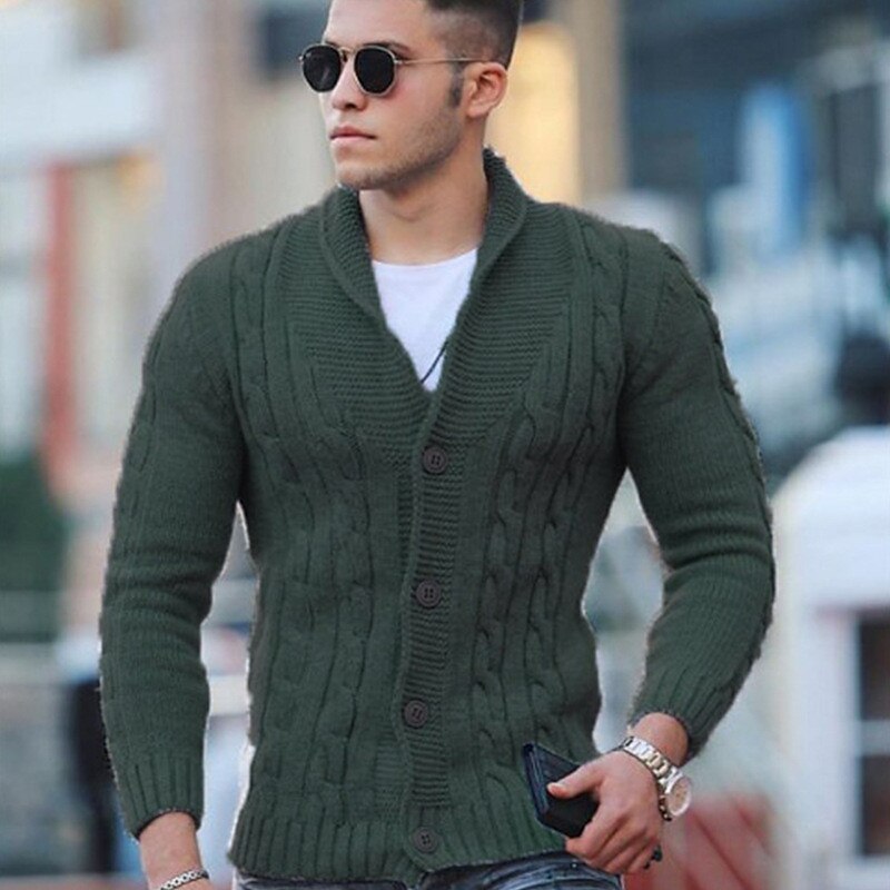 Wave Cable Shawl Cardigan
