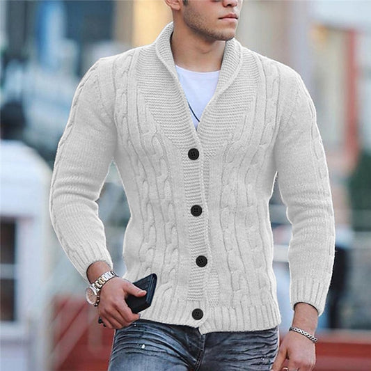 Wave Cable Shawl Cardigan