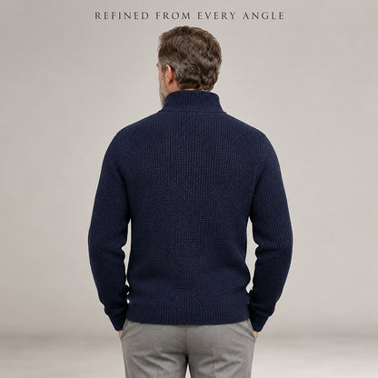 Waffle Texture Knit Blazer Cardigan