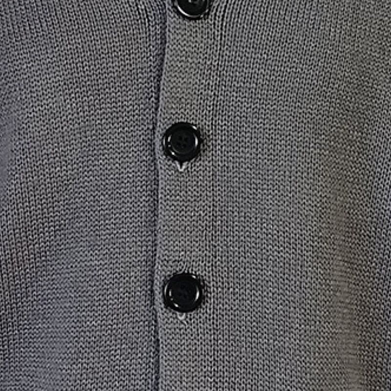 Shawl Rib Button Cardigan