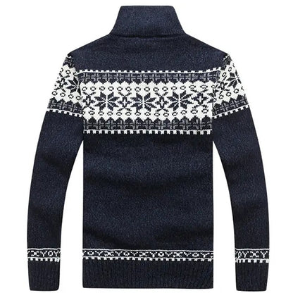 Nordic Snowflake Zip Cardigan