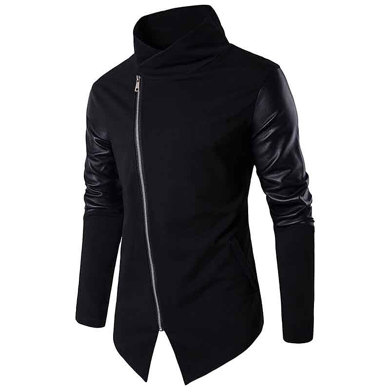 Asymmetric Zip Panel Cardigan