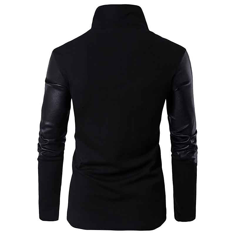 Asymmetric Zip Panel Cardigan