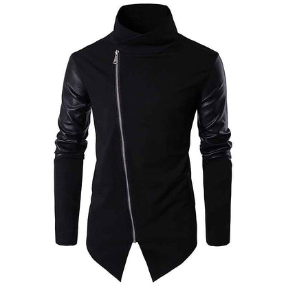 Asymmetric Zip Panel Cardigan