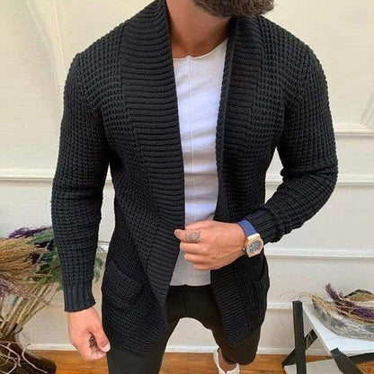 Shawl Edge Open Cardigan
