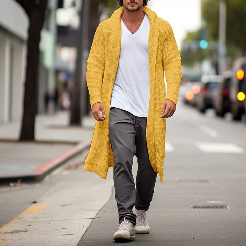 Longline Lapel Cardigan