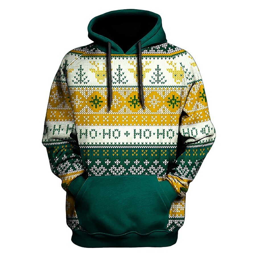 Ho Ho Ho Fair Isle Hoodie