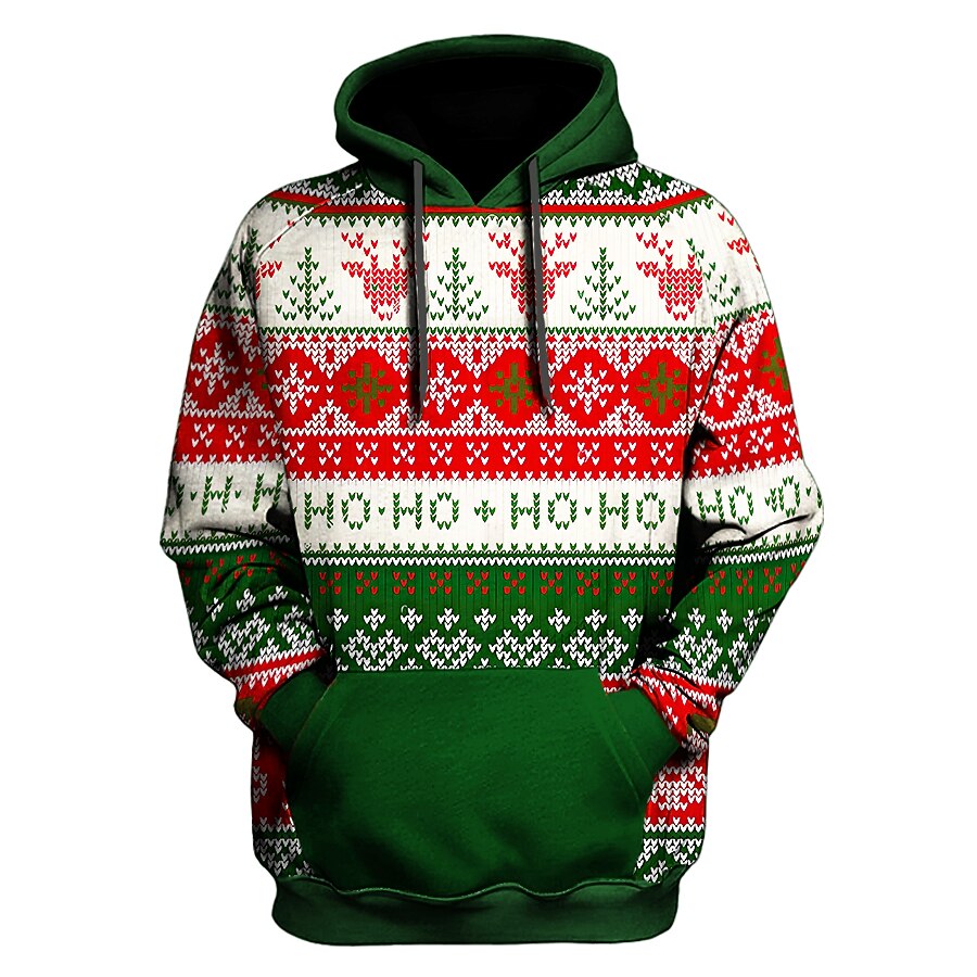 Ho Ho Ho Fair Isle Hoodie