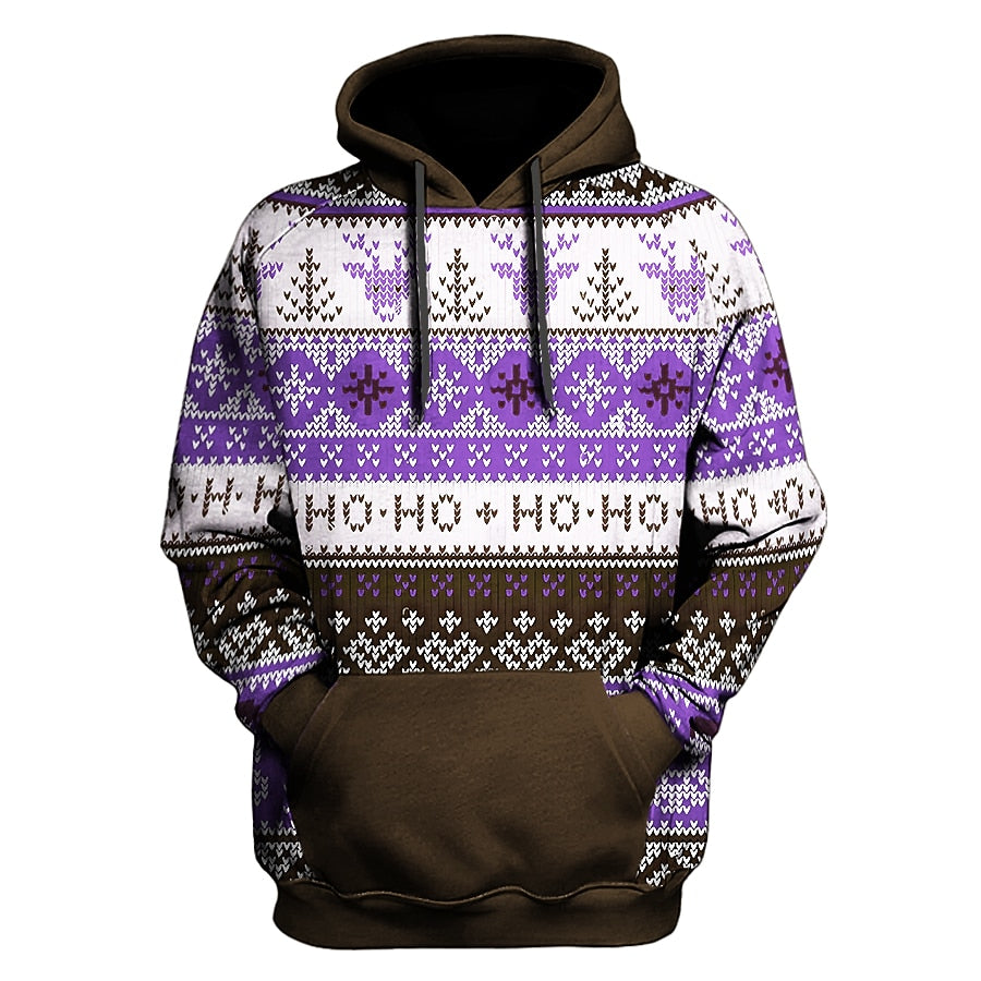 Ho Ho Ho Fair Isle Hoodie