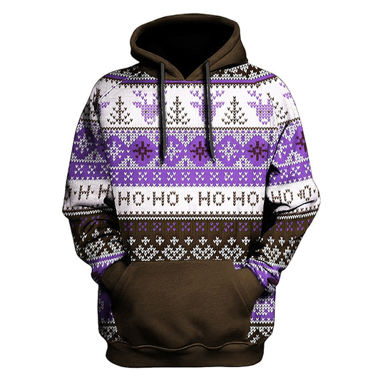 Ho Ho Ho Fair Isle Hoodie