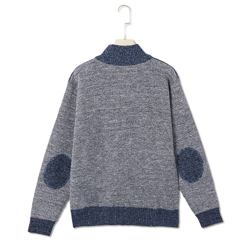 Angular Panel Zip Cardigan