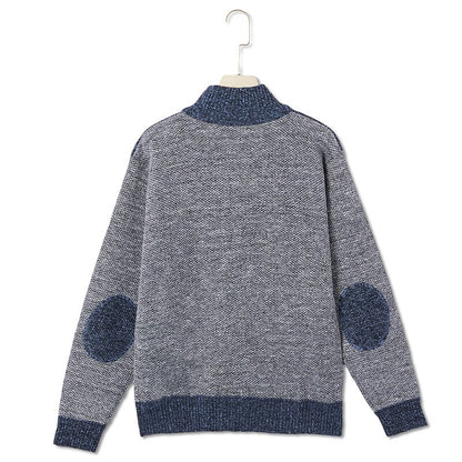 Angular Panel Zip Cardigan