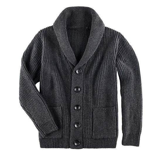 Chunky Shawl Button Cardigan