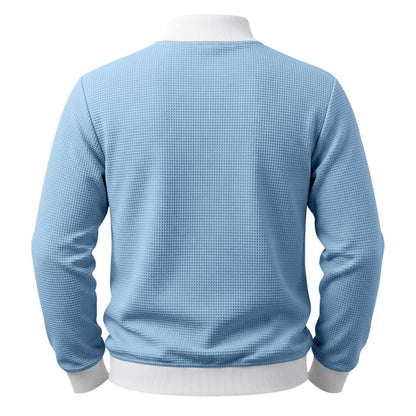 Utility Zip Pocket Waffle Polo