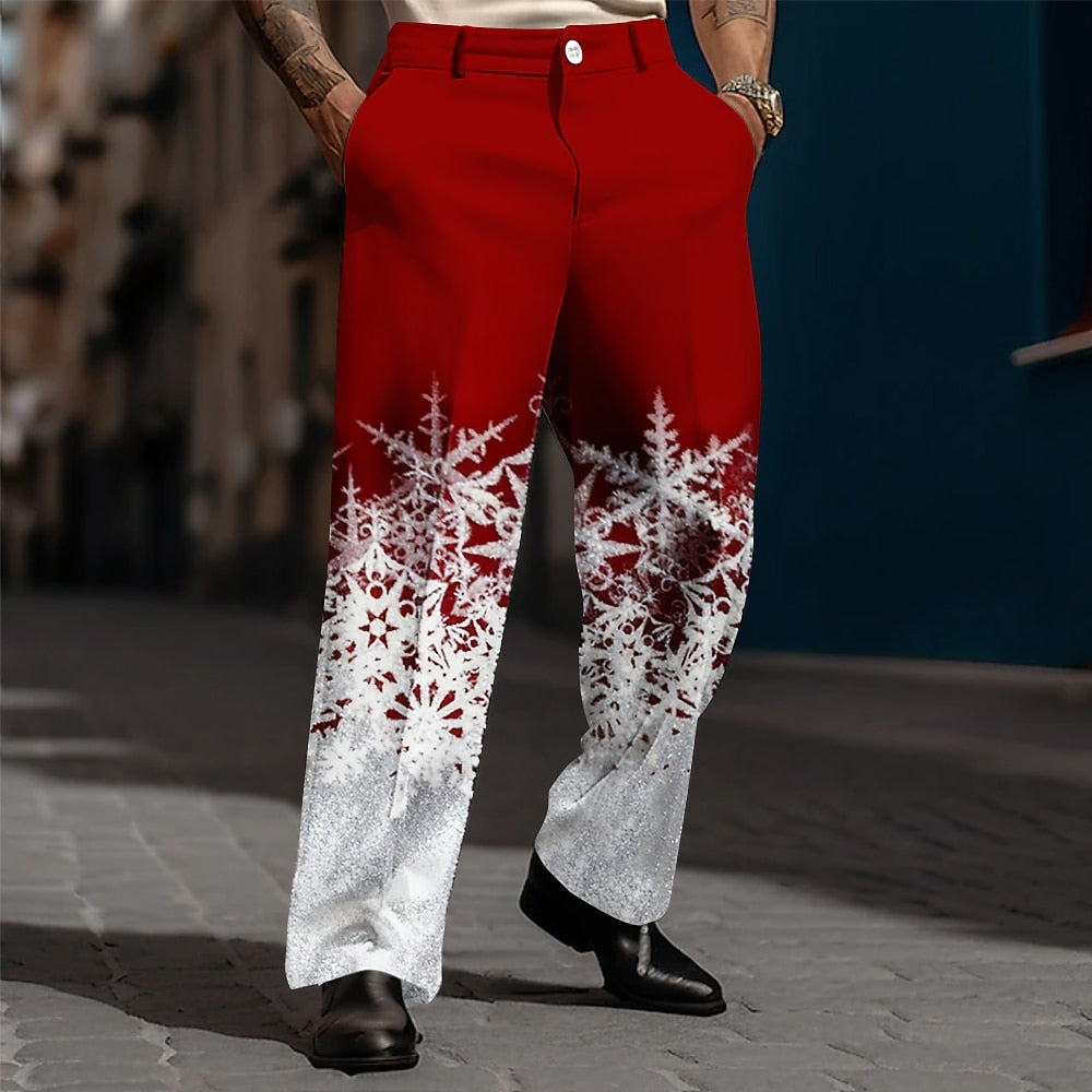 Snowflake Fade Dress Pants