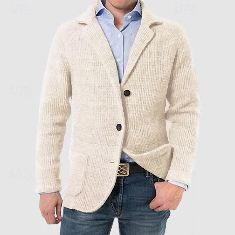 Knit Lapel Blazer