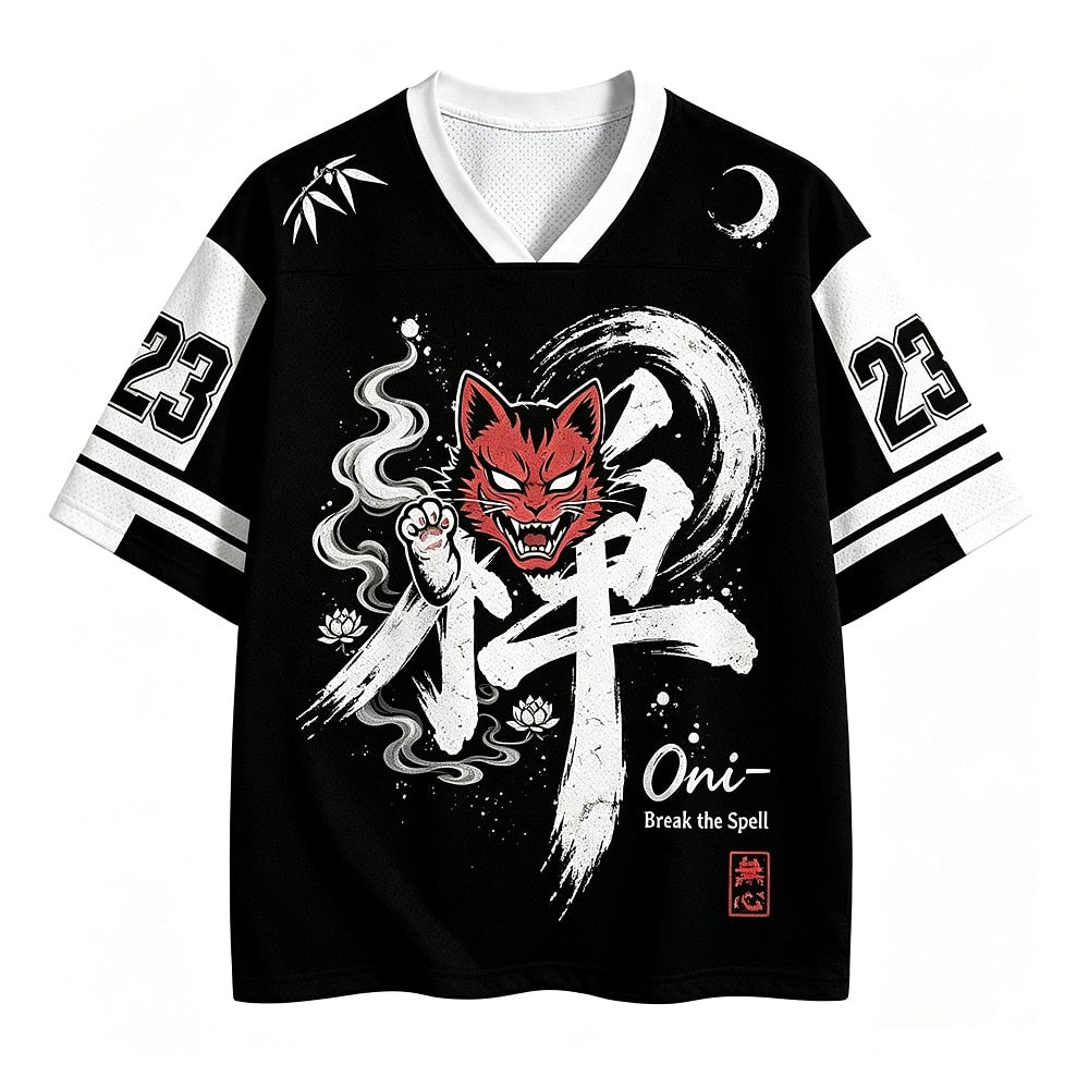 Oni Demon Number 23 V-Neck Mesh Jersey
