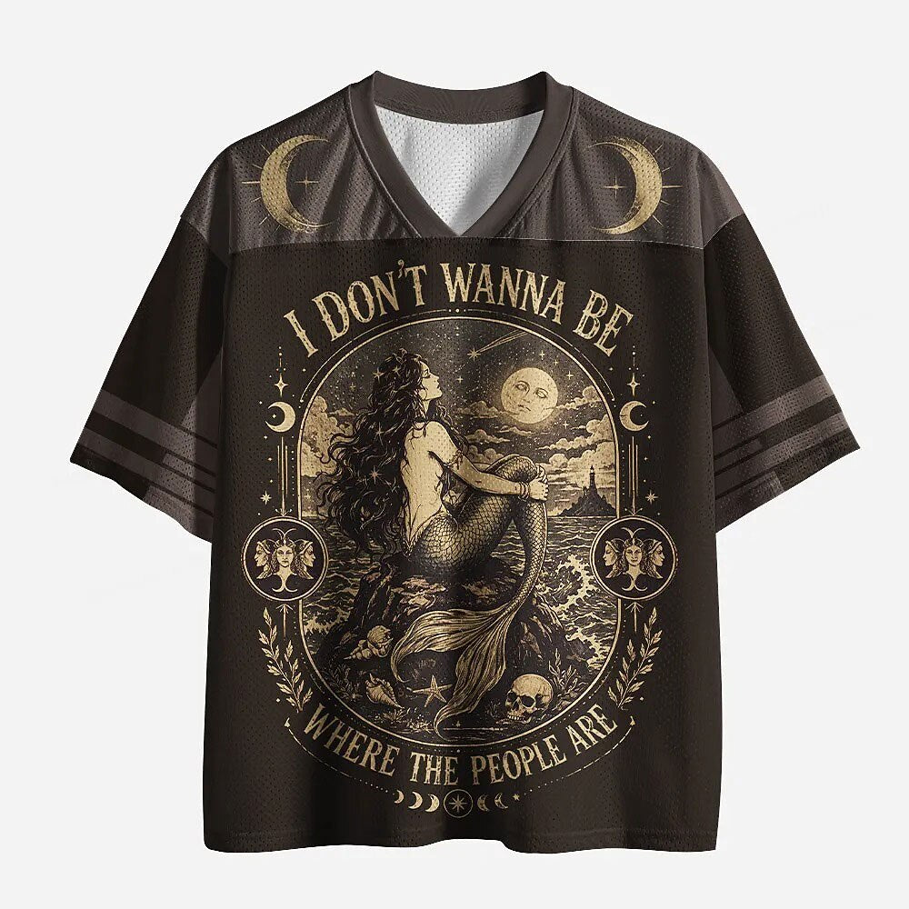 Men's Frog Graphic V-Neck Jersey