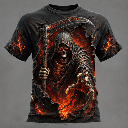 Halloween Men's Hooded Phantom Graphic T-Shirt