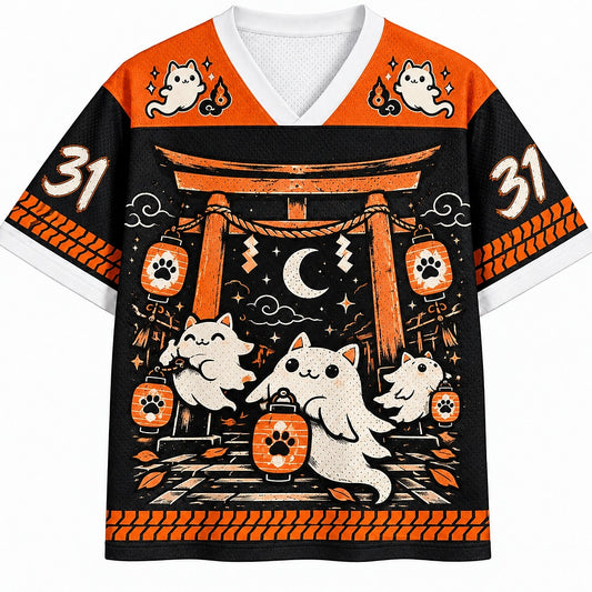 Halloween Ghost Parade Mesh Jersey