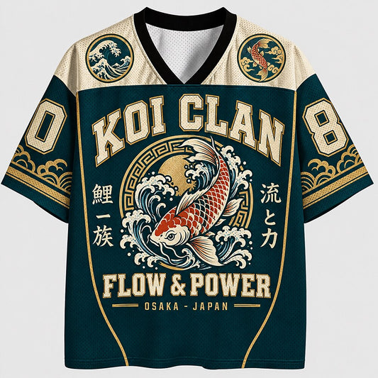 Koi Clan Flow and Power V-Neck Mesh Jersey