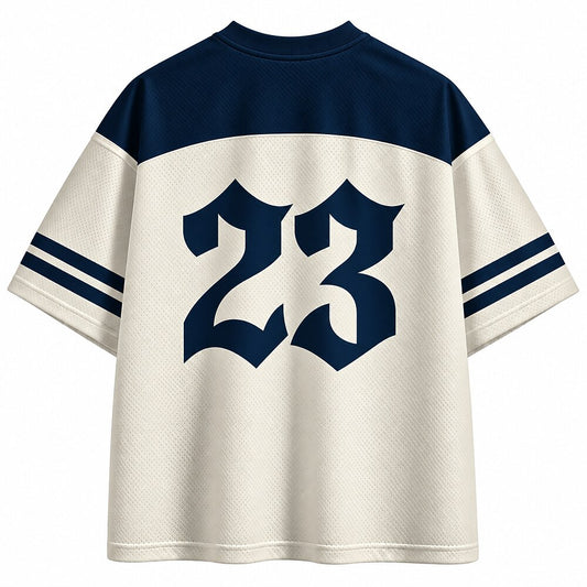 Funny Knife Cat V-Neck Mesh Jersey