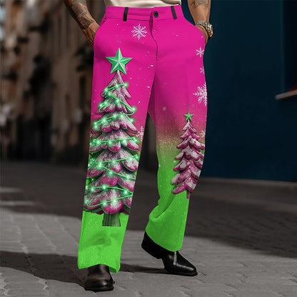 Christmas Tree Glow Dress Pants