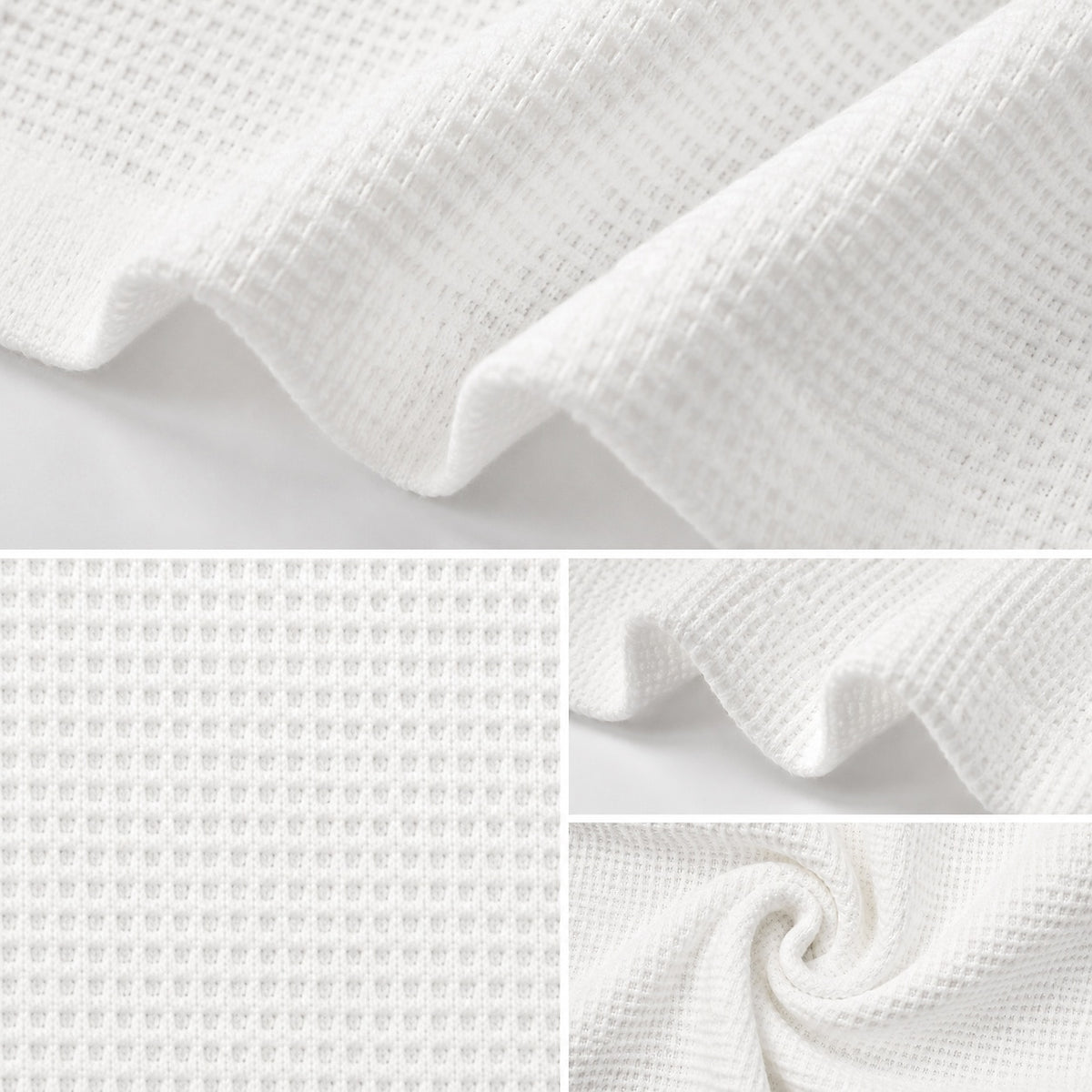 Zip Pocket Raglan Waffle Polo