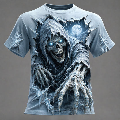 Halloween Men's Hooded Phantom Graphic T-Shirt