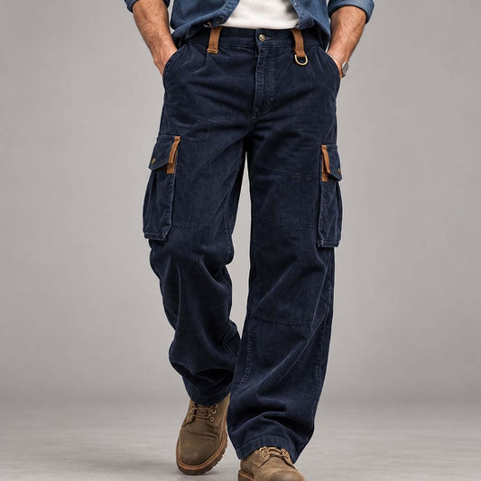 Contrast Flap Utility Cargo Pants