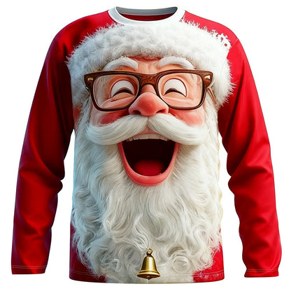 Goofy Christmas Faces Long Sleeve T-Shirt