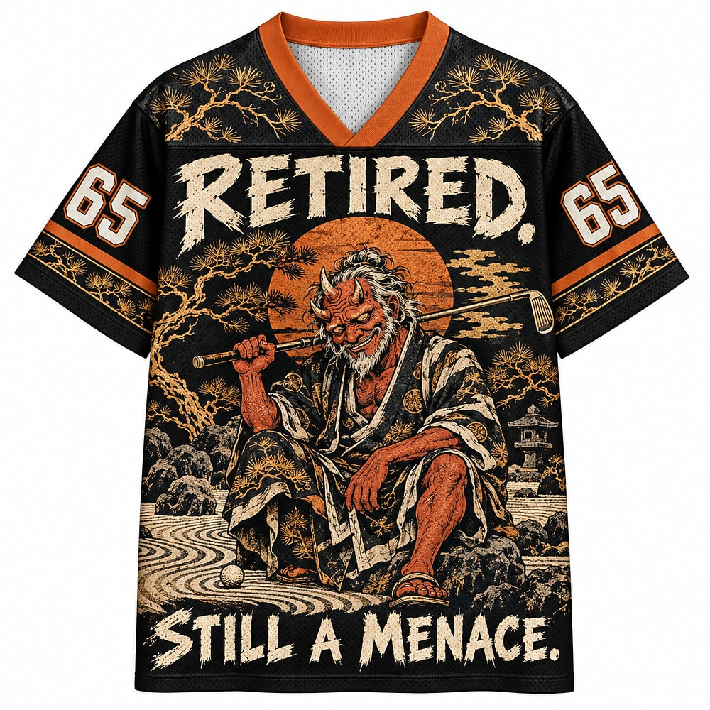 Retired Still a Menace Oni Number 65 Mesh Jersey