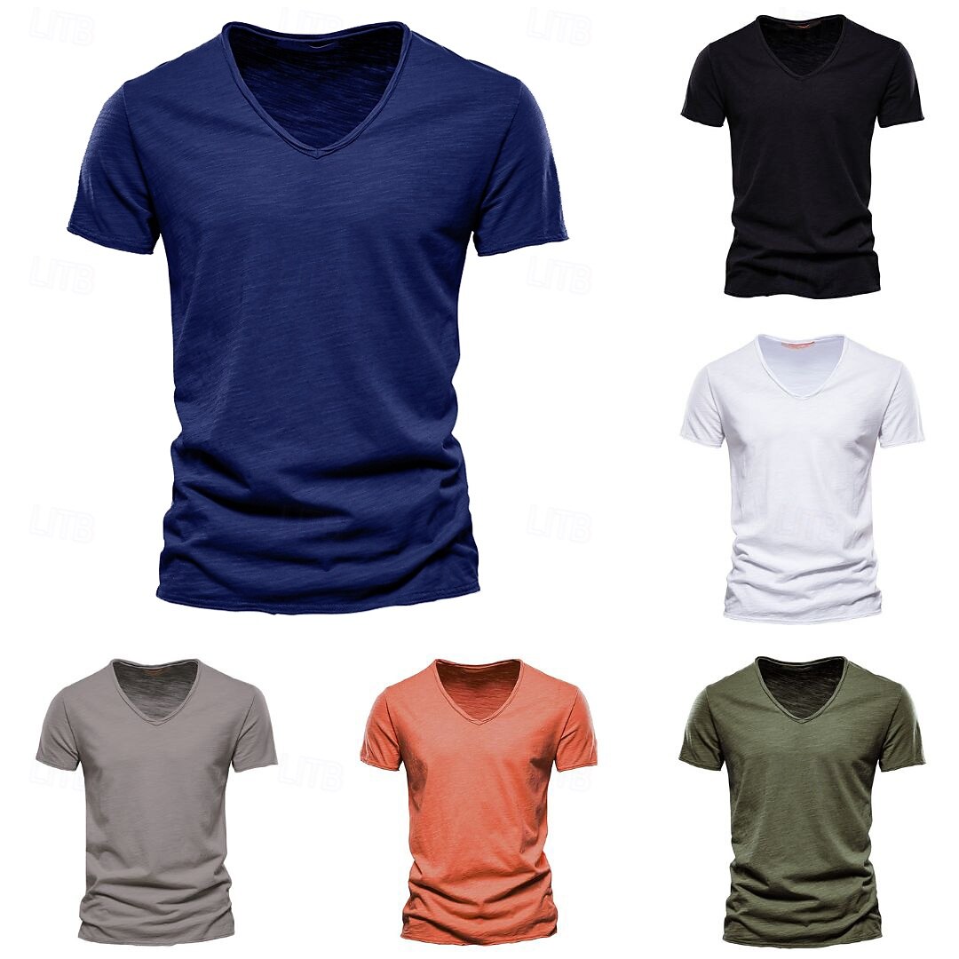 Men's Moisture Wicking V-Neck T-Shirt