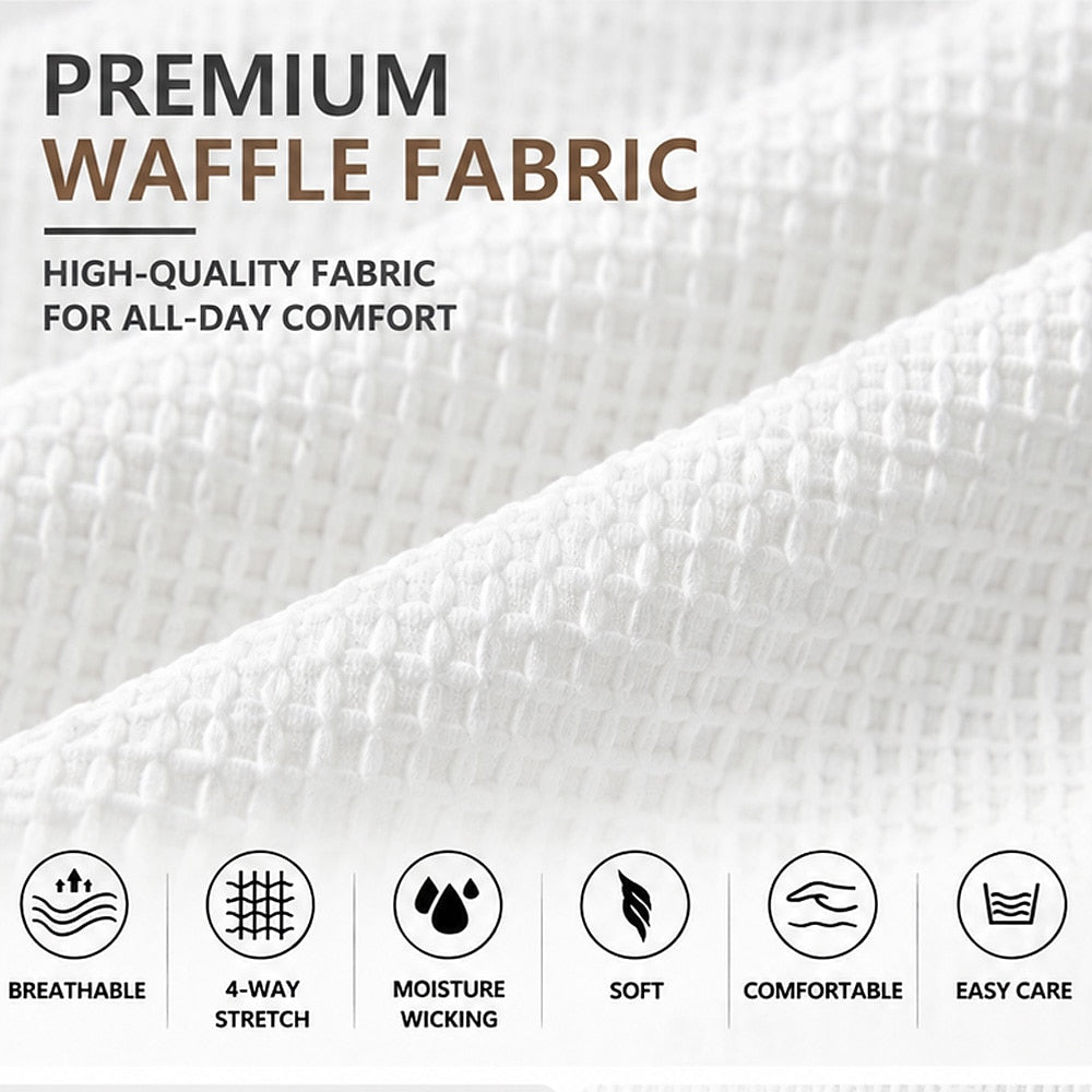 Contrast Yoke Utility Waffle Polo