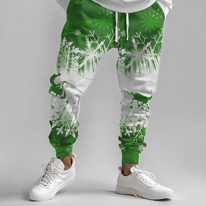 Reindeer Forest Christmas Joggers