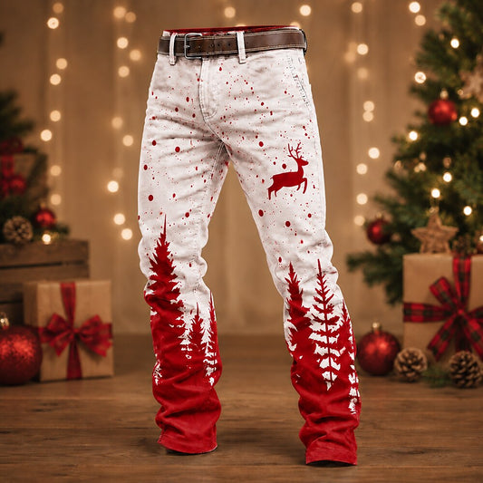 Ornament Ribbon Christmas Pants