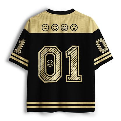 Men's Undiagnosed Quote Print Short Sleeve Funny Sports Jersey T-Shirt