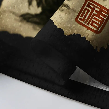 Men's Samurai Raccoon Graphic Print Short Sleeve Streetwear Jersey T-Shirt